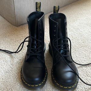 Dr. Martens 1460 “The Original” Smooth Leather Lace Up Boots